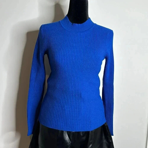 Blue Crew Neck Sweater - Picture 2 of 7